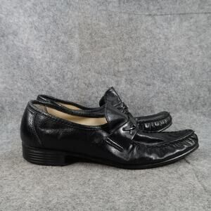 Chancellors Shoes Mens 9.5 Loafer Moccasin Slip On Handsewn Vintage Dress Formal